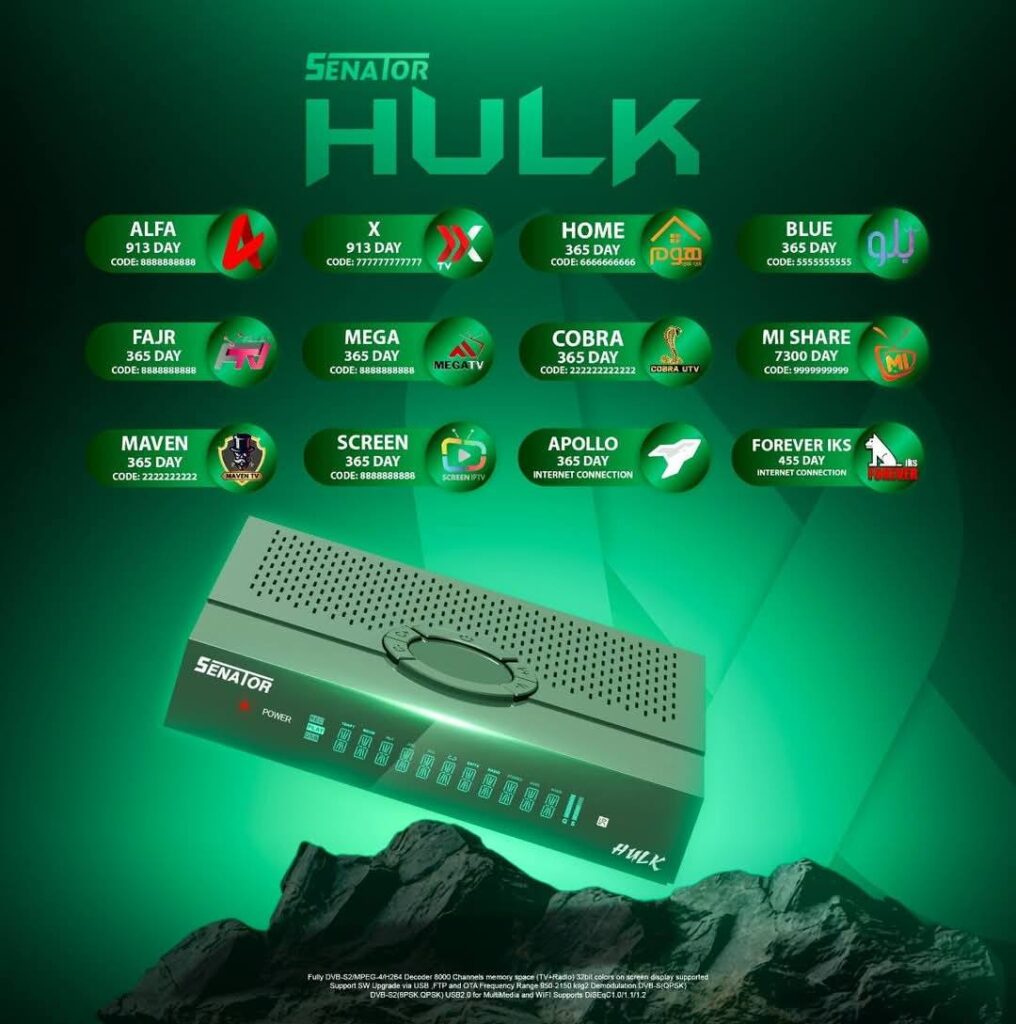 SENATOR HULK 8K 5G