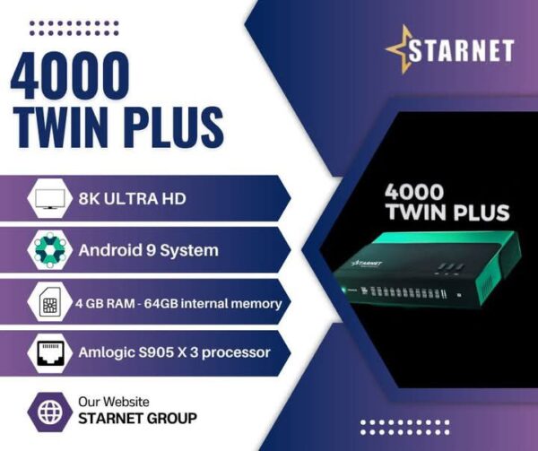 ⁦starnet 4000 twin plus⁩ - الصورة ⁦3⁩