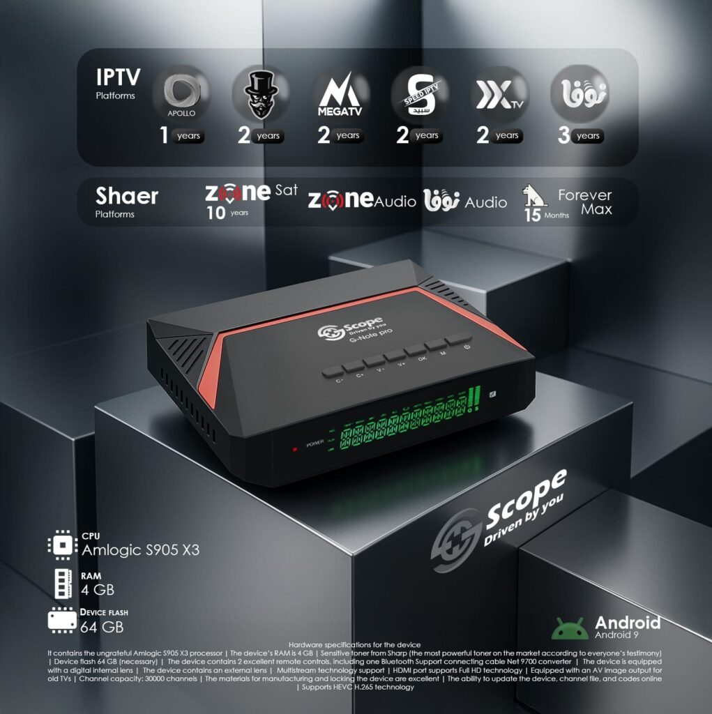 SCOPE G- note pro 4K