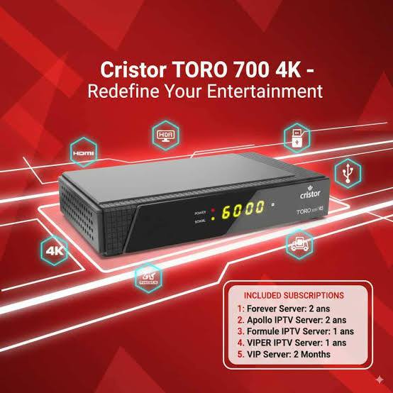 cristor toro 700 4k